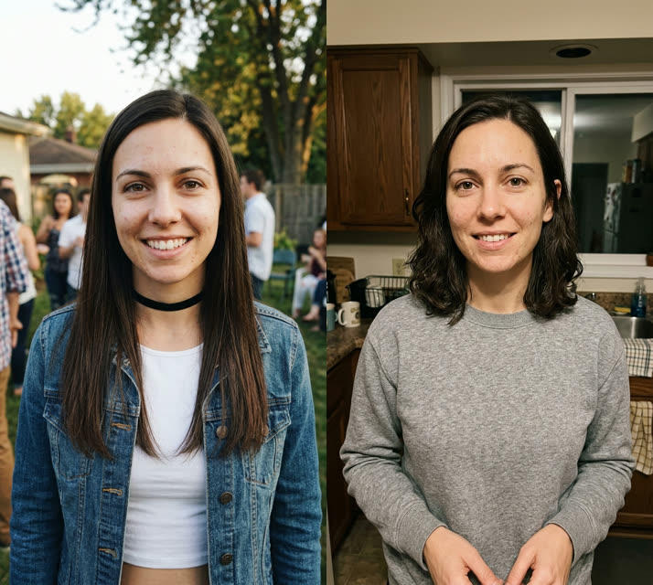 Input photo for 2016 vs 2026 example (AI-made person)