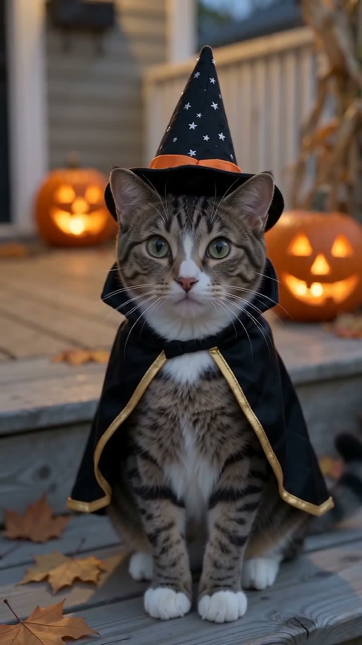 Pet Halloween Costume result made with AI