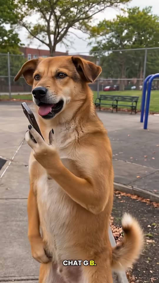 The original ChatGPT millionaire dog ChatGPT Millionaire reel by @bark_laugh