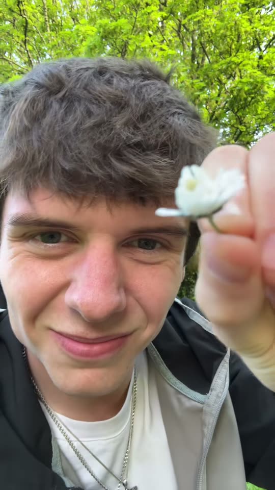 The original Flower in Nose reel by @darraghomurchu
