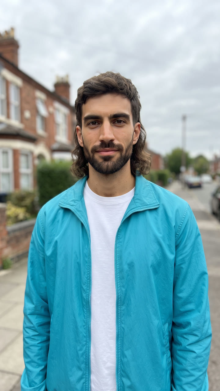 Input photo for I Put My Heart in This example (AI-made person)